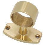 10 x main courante en laiton a travers le tube d. 18 mm