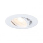 10 x spot nu orientable � encastrer gu10 - dimmable - blanc paulmann