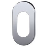 10 xbuse ovale basse (mm6) cylindre sat. f. en acier inoxydable