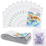 100 par bote sacs mylar, sacs a fermeture eclair, sacs mylar refermables. sacs multi - usages refermables ...