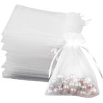 100 pices sachet organza 7x9cm, sac cadeau, pochette bijoux, sac de mariage, sac de lavande, faveur ...