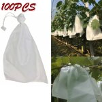 100 sacs de protection pour raisins avec cordon de serrage, sacs de protection pour fruits, sacs en filet ...
