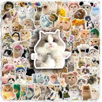 100 stickers mignons de chats kawaii - autocollants chat adorables et colorés - stickers chat pour décorer ... 100 stickers mignons de chats kawaii - autocollants chat adorables et colorés - stickers chat pour décorer ...
