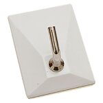 100 x cintre adhesif carre nouveau 1 place - coloris blanc