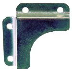 100 x grand porte miroir d angle 40 mm - finition laiton