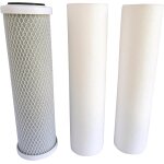 104205 - kit 3 cartouches pour osmoseur comprenant 2 cartouches de filtration (20 et 5), pour bol de ...