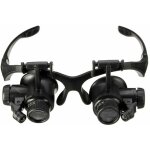 10x 15x 20x 25x lunettes lunettes led lampe loupe loupe pour r��paration de bijoux montre maintenir sasicare ...