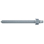 10x tige d'ancrage rg m 20 x 500 mm �lectro - galvanis� qualit� d'acier 5. 8 - 095725 - fischer