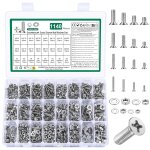 1140 pcs vis m3 m4 m5 m6, vis a tête fraisée cruciforme et ecrous, vis boulon et ecrous et rondelles, ... 1140 pcs vis m3 m4 m5 m6, vis a tête fraisée cruciforme et ecrous, vis boulon et ecrous et rondelles, ...