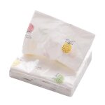 12 paquets de papier de soie transparent pour un usage quotidien, 50 feuilles par paquet, 3 couches de ...