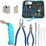 12 pcs ensemble de coupe - verre professionnel ensemble outil de coupe verre manuel avec stylo, lame, ...