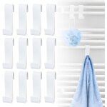 12 pieces crochet radiateur rond, crochet pour radiateur salle de bain, crochet radiateur seche serviette, ...