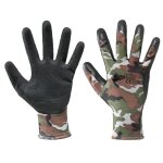 12 x gants mac tuk polyester / latex - taille 10