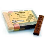 12 xbaton de cire blanche