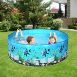122 25 cm / 48 9. 8 pouces piscine extérieure pour enfants piscines portables pliables de forme ronde ... 122 25 cm / 48 9. 8 pouces piscine extérieure pour enfants piscines portables pliables de forme ronde ...