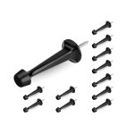 12pcs butes de porte rigides solides et rsistantes avec embouts en caoutchouc butes de porte en alliage ...