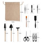 13 pices mini ensemble d'outils de plantation de jardin pour plantes succulentes, dsherbage, creuser, ...