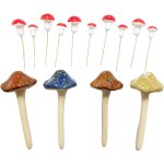 14 pièces champignon petits ornements, champignon jardin, pots fleurs ornements, pour plugin de jardin, ... 14 pièces champignon petits ornements, champignon jardin, pots fleurs ornements, pour plugin de jardin, ...