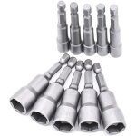 14 pièces douille visseuse 6 - 19mm - adaptateur embout, hexagonal pour tournevis à ecrou de pour perceuse ... 14 pièces douille visseuse 6 - 19mm - adaptateur embout, hexagonal pour tournevis à ecrou de pour perceuse ...