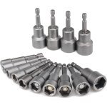 14 pièces douille visseuse, 6 - 19mm adaptateur embout, hexagonal pour tournevis à ecrou de pour perceuse ... 14 pièces douille visseuse, 6 - 19mm adaptateur embout, hexagonal pour tournevis à ecrou de pour perceuse ...