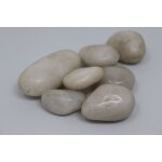 140 kg galets polis, gravier, galets de rivire, cailloux, gravier de jardin, gravier dcoratif, blanc ...