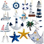 15 pièces decoration marine, deco plage, decoration theme marin, décoration nautique pendentif maritime, ... 15 pièces decoration marine, deco plage, decoration theme marin, décoration nautique pendentif maritime, ...