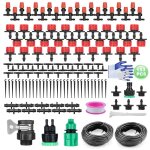 152pcs systme d'irrigation jardin, 30m micro irrigation goutte  goutte kit diy avec buse arroseur pulvrisat ...