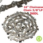 16'' chaîne de tronçonneuses 56 maillons lame 3 / 8'' lp scie electrique 16'' chaîne de tronçonneuses 56 maillons lame 3 / 8'' lp scie electrique