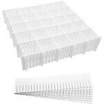 16 pcs séparateurs de tiroir, organisateur de tiroir réglables, grille diviseur de tiroir en plastique ... 16 pcs séparateurs de tiroir, organisateur de tiroir réglables, grille diviseur de tiroir en plastique ...