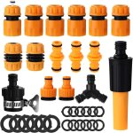 16 pièces le set de tuyaux d'arrosage pour gardena, raccord de tuyau 1 / 2 pouce, accouplement pour set ... 16 pièces le set de tuyaux d'arrosage pour gardena, raccord de tuyau 1 / 2 pouce, accouplement pour set ...