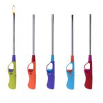 16 x briquet a gaz a flamme rechargeable piezo h. cm 35 long seahorse