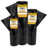 180 m tissu de sol, b�che anti - mauvaises herbes, b�che de paillage 100 g, 2 m de large, noir