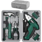 19 pices tournevis electrique usb 3. 6v vert & kit outils maison. tournevis sans fil rechargeable et ...