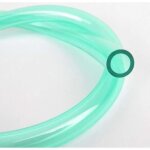 1m tuyau silicone durite vert transparent 4mm tube essence auto moto bricolage tondeuse