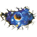 1pc autocollants plan�tes etoiles syst�me solaire plan�tes fluorescent stickers muraux d�coration de ...