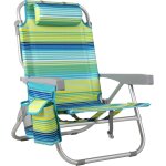 1pc chaise de plage portable avec dossier inclinable, chaise camping, si�ge d'ext�rieur pliable, transat ...