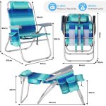 1pc chaise pliante de plage en alliage d'aluminium, chaise pliante l�g�re et portable comme un sac a ...