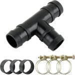 1pc connecteur tee raccord adaptateur de tuyau  3 voies d'arrosage jointure de tuyau pour tube 32mm ...