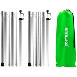 2. 4m telescopic camping tent poles adjustable telescopic pole camping tent pole replacement thick rod ...