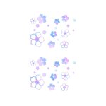 2 autocollants pour rfrigrateur, belles fleurs autocollants pour rfrigrateur brillent dans le noir, ...