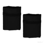 2 couvertures de robinet d'ext�rieur, protection contre le gel en hiver, noir