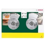 2 disques diamants 125 mm bosch 2607019484