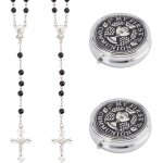 2 ensembles collier de perles de chapelet avec boîte a chapelet collier de perles de cristal blanc collier ... 2 ensembles collier de perles de chapelet avec boîte a chapelet collier de perles de cristal blanc collier ...