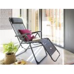 2 fauteuils de jardin relax silos gris anthracite - hespéride 2 fauteuils de jardin relax silos gris anthracite - hespéride