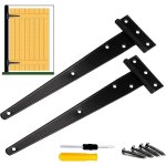 2 pcs charni�re en t, robuste gond portail fer antirouille pour grange porte fen�tre abris de jardin ...