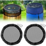 2 pcs filet pour citerne de pluie 95 cm housse pour tonneau d'eau filet de protection rglable filet ...