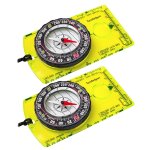 2 pcs / pack lger impermable aventure randonne boussole carte lecture positionnement extrieur camping ...