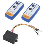 Vidaxl 2 pcs tlcommandes sans fil pour treuil avec rcepteur