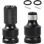 2 pièces adaptateurs de douille, adaptateur carrés impact accessoires pour clés a chocs à tige à cliquet ... 2 pièces adaptateurs de douille, adaptateur carrés impact accessoires pour clés a chocs à tige à cliquet ...