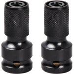 2 pices adaptateurs de douille, adaptateur carrs impact accessoires pour cls a chocs  tige  cliquet ...